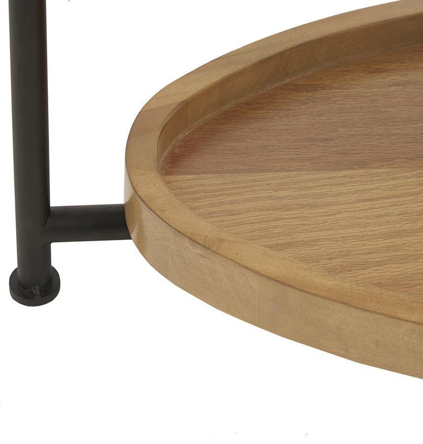Olliix.com Coffee Tables - Beaumont Coffee Table White & Natural