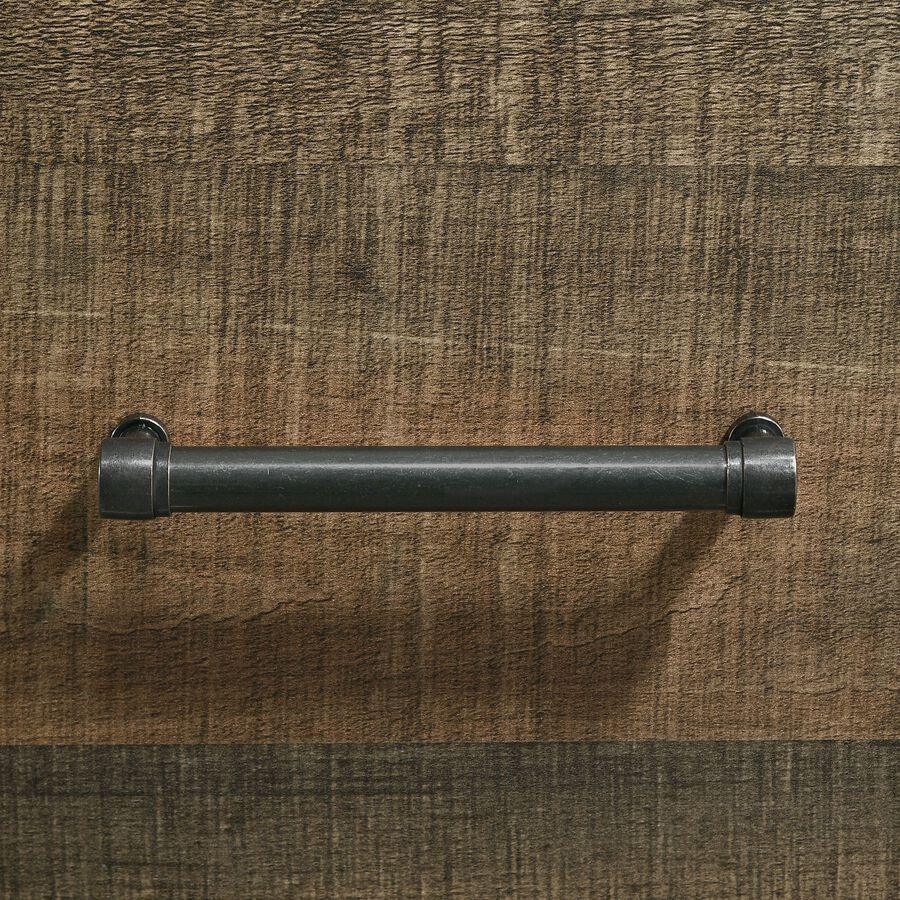Elements Beds - Beckett King Bookcase Panel Bed with Bluetooth Walnut