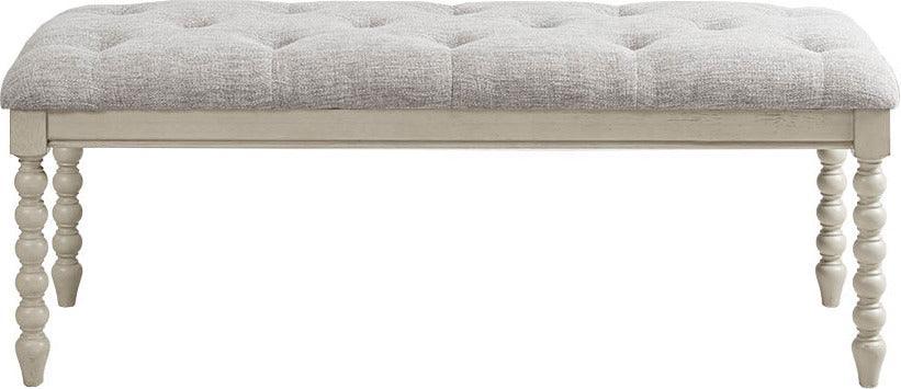 Olliix.com Benches - Beckett Tufted Accent Bench Natural