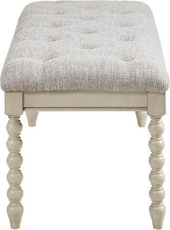 Olliix.com Benches - Beckett Tufted Accent Bench Natural
