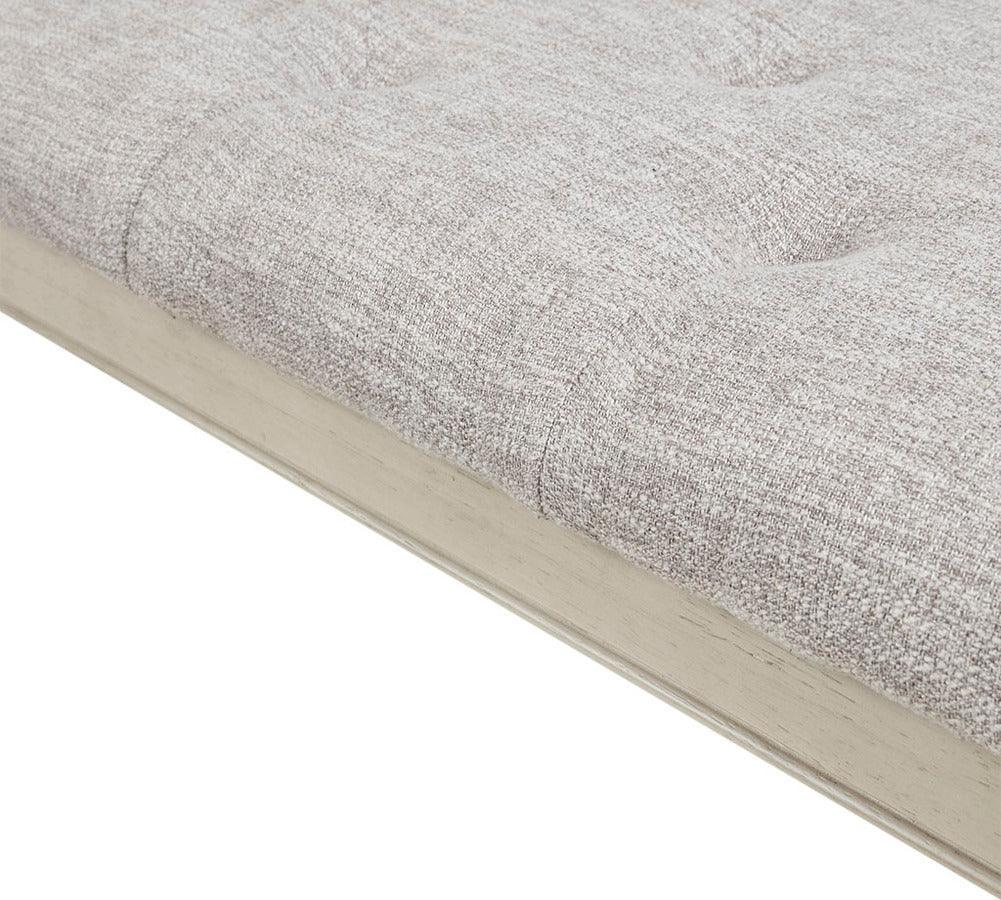 Olliix.com Benches - Beckett Tufted Accent Bench Natural
