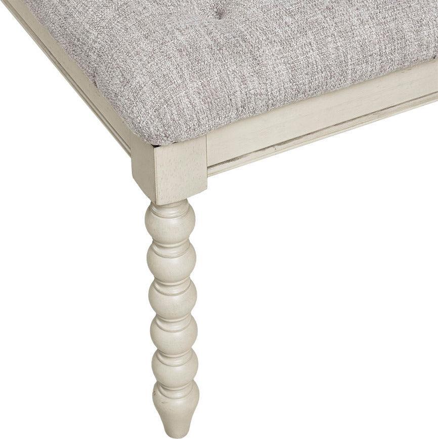 Olliix.com Benches - Beckett Tufted Accent Bench Natural