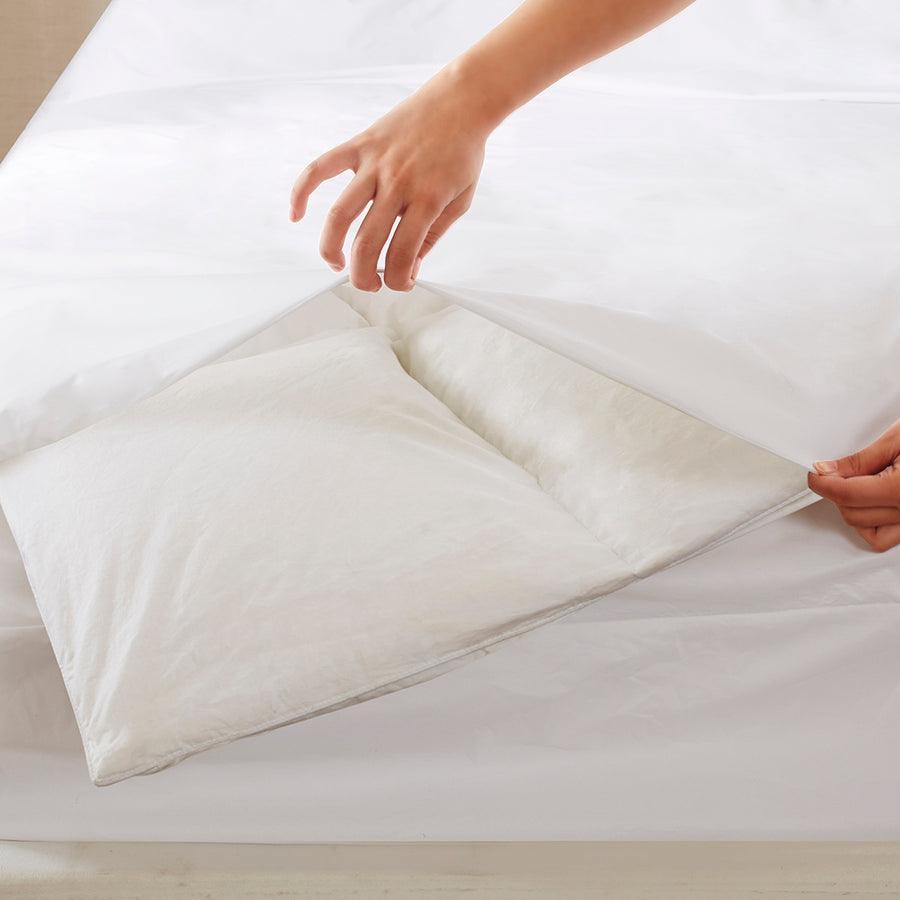 Olliix.com Comforters & Blankets - Bed Guardian 3M Scotchgard Comforter Protector White King