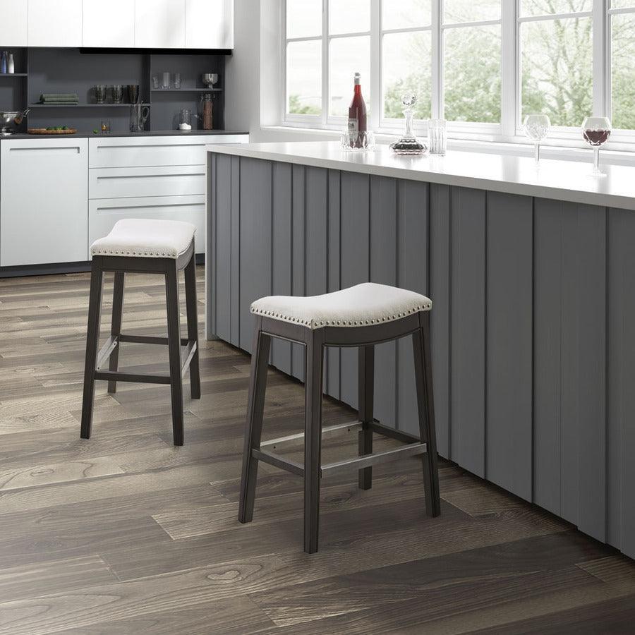 Olliix.com Barstools - Belfast 27.36" Counter Stool Cream