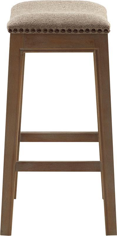 Olliix.com Barstools - Belfast Saddle Counter Stool Linen