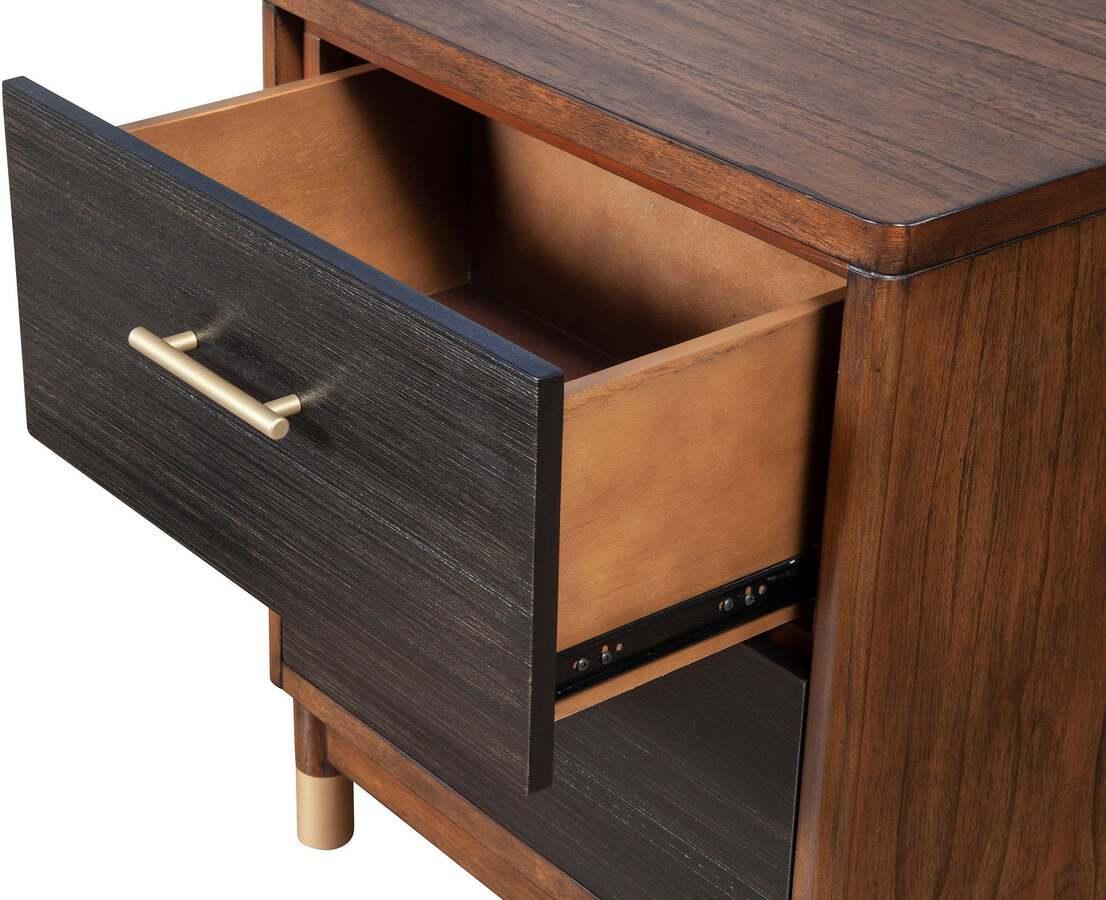 Alpine Furniture Nightstands & Side Tables - Belham 2 Drawer Nightstand