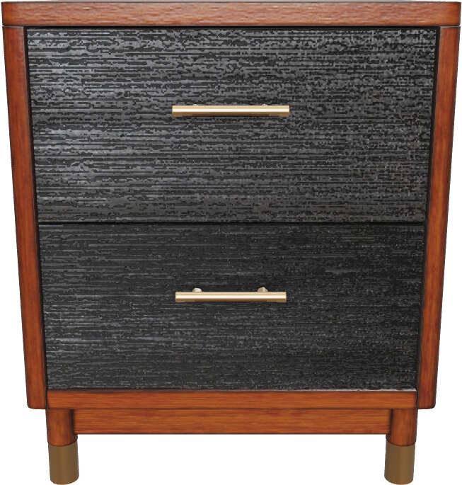 Alpine Furniture Nightstands & Side Tables - Belham 2 Drawer Nightstand