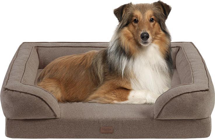 Olliix.com Dog Beds - Bella 28"W Pet Couch Brown