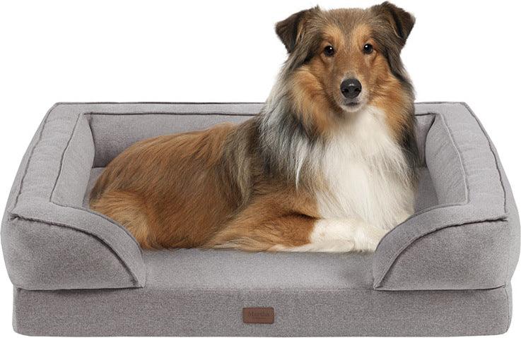 Olliix.com Dog Beds - Bella 28"W Pet Couch Gray