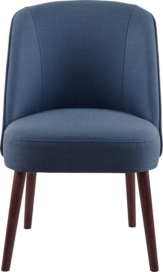 Olliix.com Dining Chairs - Bexley Modern/Contemporary Rounded Back Dining Chair Blue