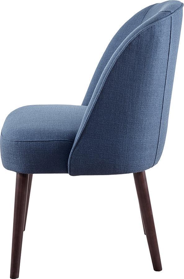 Olliix.com Dining Chairs - Bexley Modern/Contemporary Rounded Back Dining Chair Blue