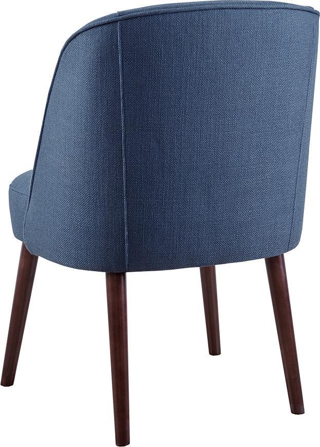 Olliix.com Dining Chairs - Bexley Modern/Contemporary Rounded Back Dining Chair Blue