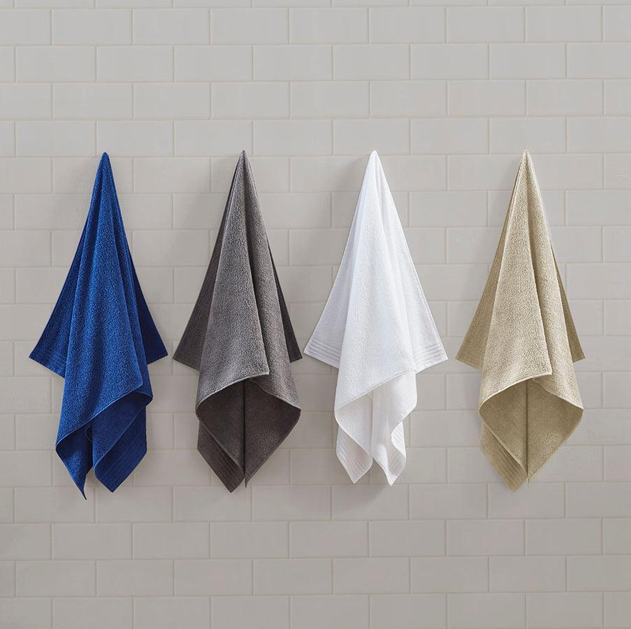 Olliix.com Bath Towels - Big Bundle 100% Cotton 12 Piece Bath Towel Set Navy
