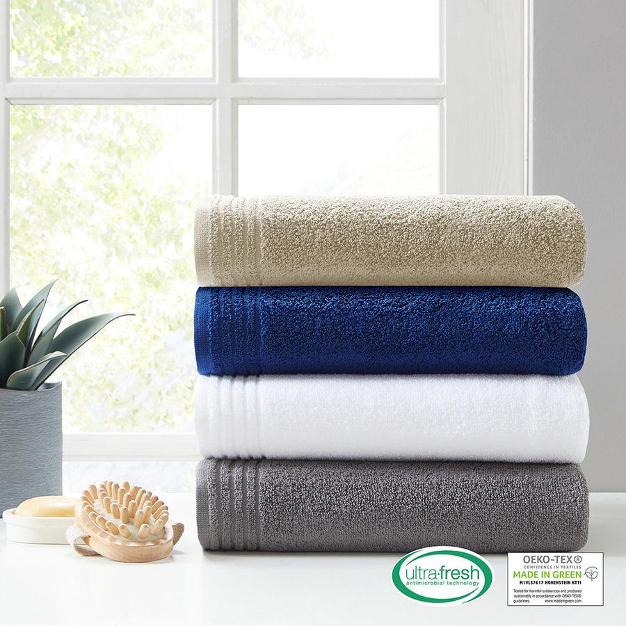 Olliix.com Bath Towels - Big Bundle 100% Cotton 12 Piece Bath Towel Set Taupe