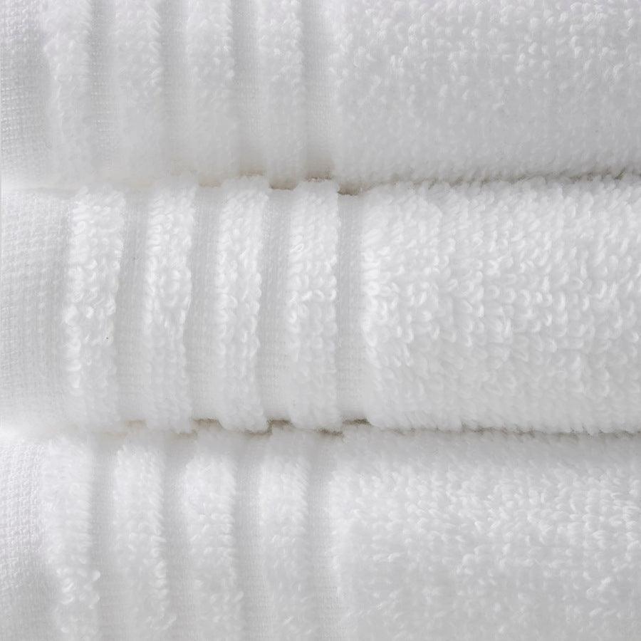 Olliix.com Bath Towels - Big Bundle 100% Cotton 12 Piece Bath Towel Set White