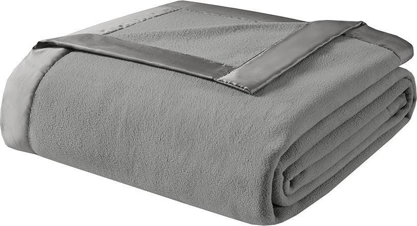 Olliix.com Comforters & Blankets - Blanket Grey TN51-0479