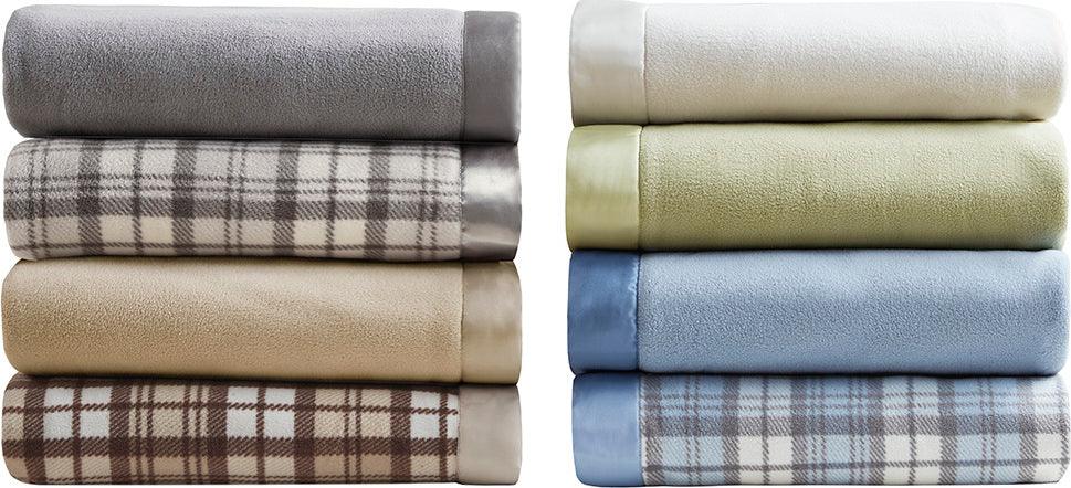 Olliix.com Comforters & Blankets - Blanket Grey TN51-0479