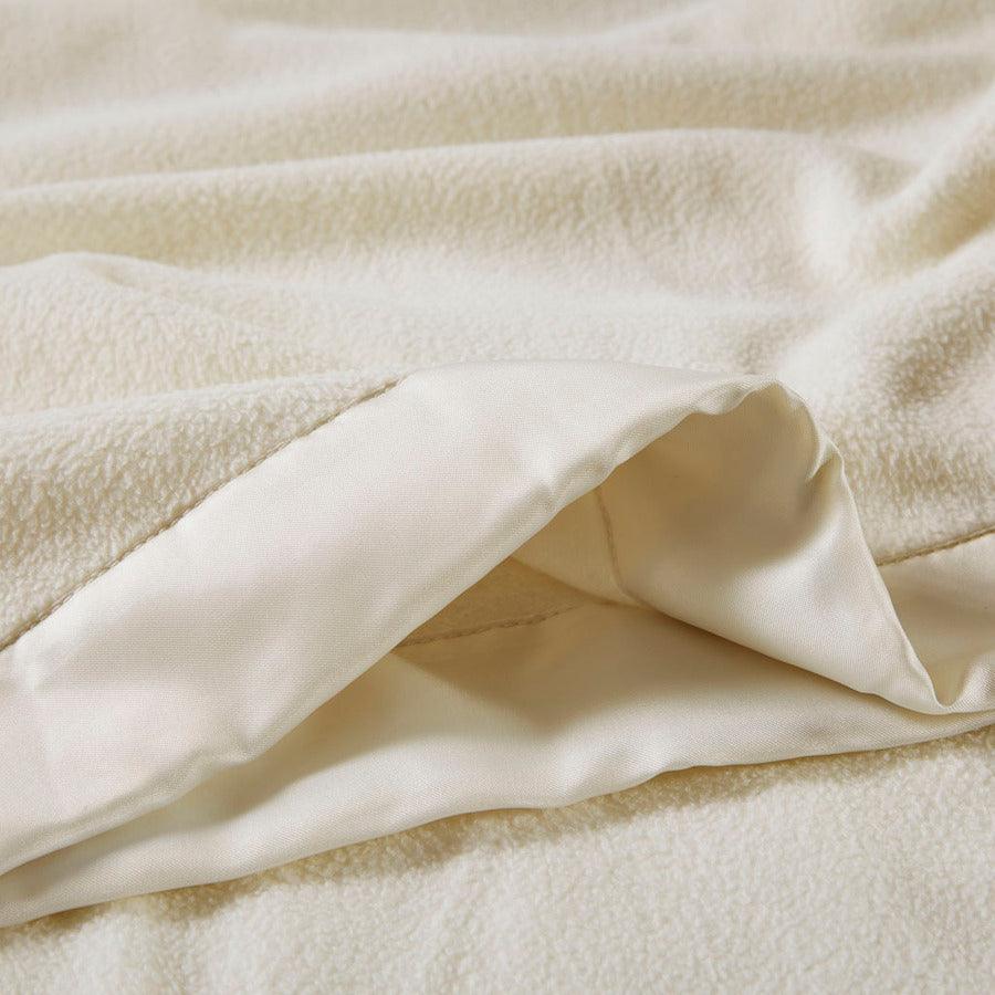 Olliix.com Comforters & Blankets - Blanket Ivory BL51-0516