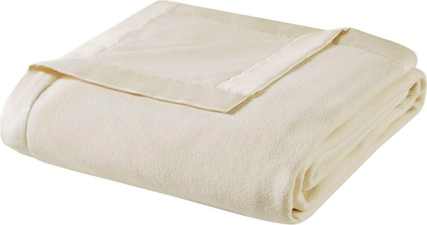 Olliix.com Comforters & Blankets - Blanket Ivory BL51-0517