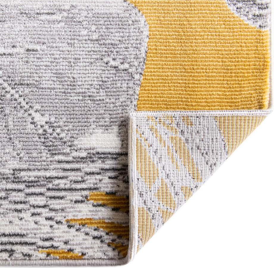 Unique Loom Indoor Rugs - Blossom Beach/Nautical 10x14 Rectangular Rug Yellow