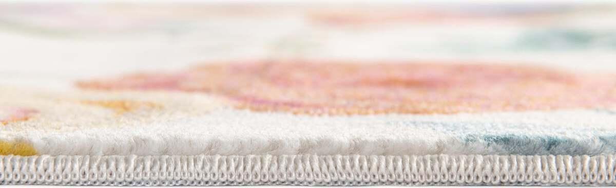 Unique Loom Indoor Rugs - Blossom Floral 10x14 Ivory & Green