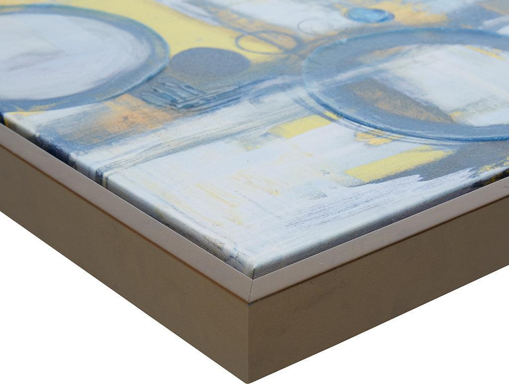 Olliix.com Wall Art - Blue Bliss Gallery Art 5 Piece Set Natural