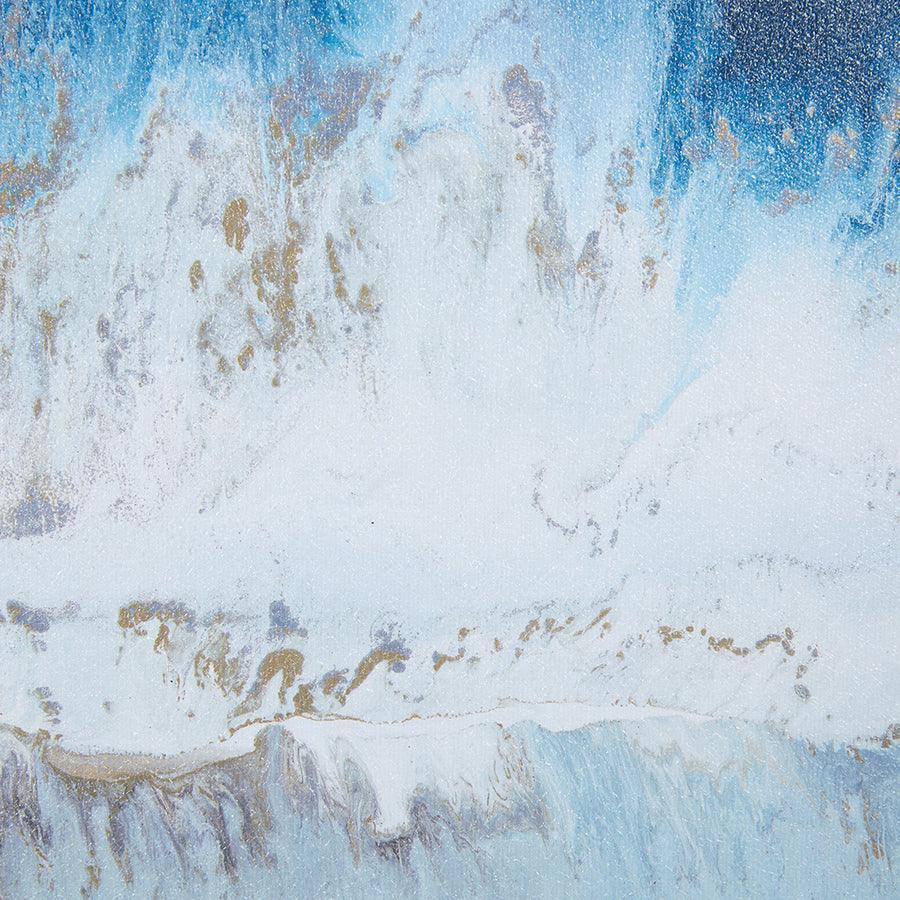 Olliix.com Wall Art - Blue Bliss Gallery Art 5 Piece Set Natural