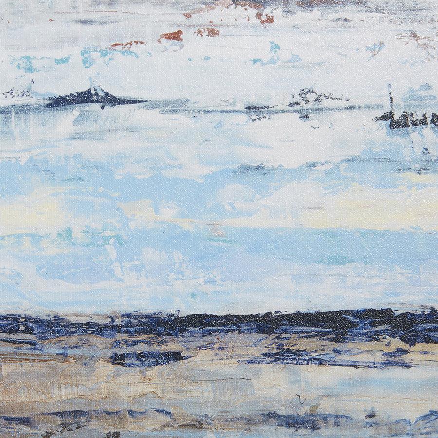 Olliix.com Wall Art - Blue Bliss Gallery Art 5 Piece Set Natural
