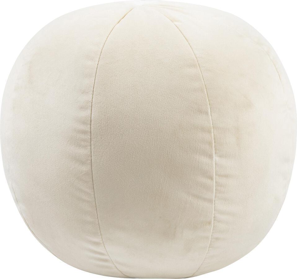 Tov Furniture Pillows & Throws - Boba 9" Cream Velvet Pillow Cream