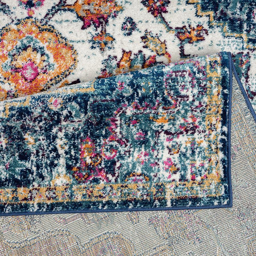 Shop Boho Medallion Woven Area Rug Blue Multi MP35-8054