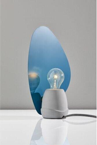 Adesso Table Lamps - Bonnie Table Lantern Turquoise & White
