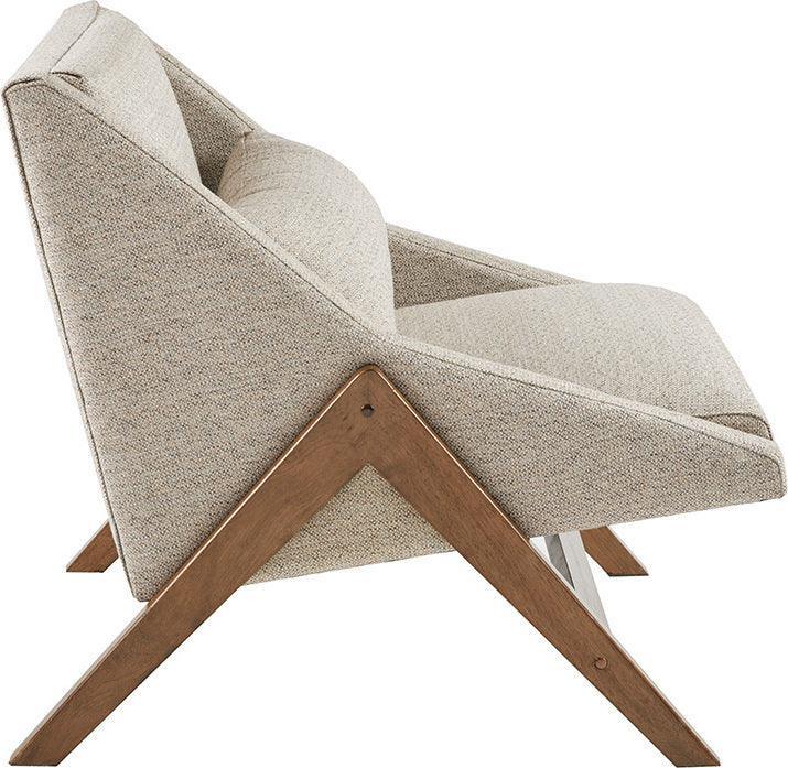 Olliix.com Accent Chairs - Boomerang Accent Chair Brown
