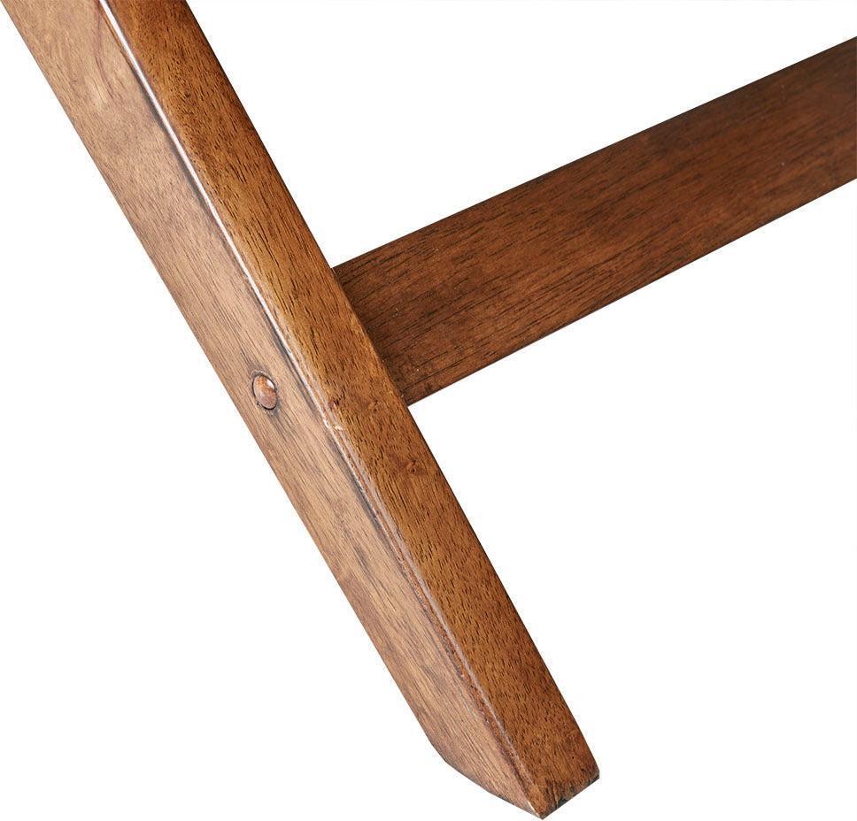 Olliix.com Accent Chairs - Boomerang Accent Chair Mustard Yellow & Pecan