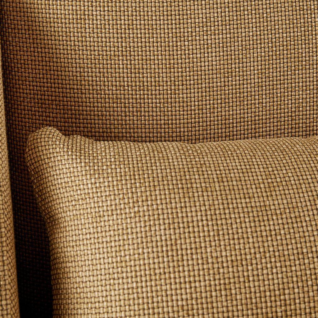 Olliix.com Accent Chairs - Boomerang Accent Chair Mustard Yellow & Pecan