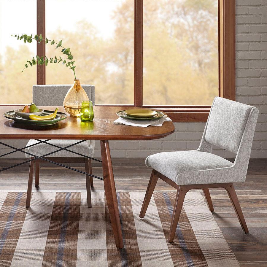 Olliix.com Dining Chairs - Boomerang Dining Chair (Set of 2) Pecan