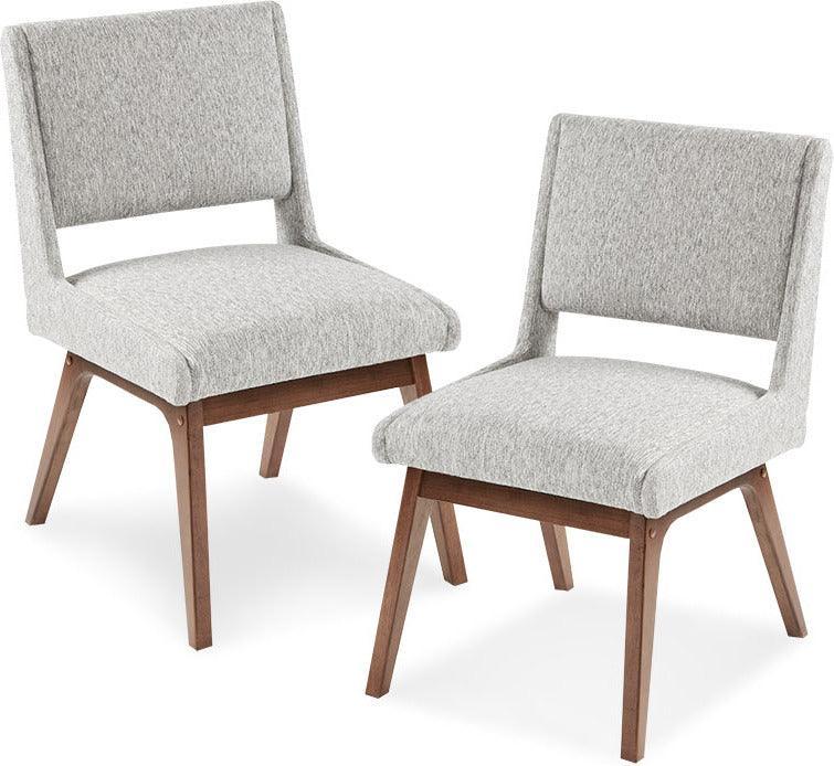Olliix.com Dining Chairs - Boomerang Dining Chair (Set of 2) Pecan