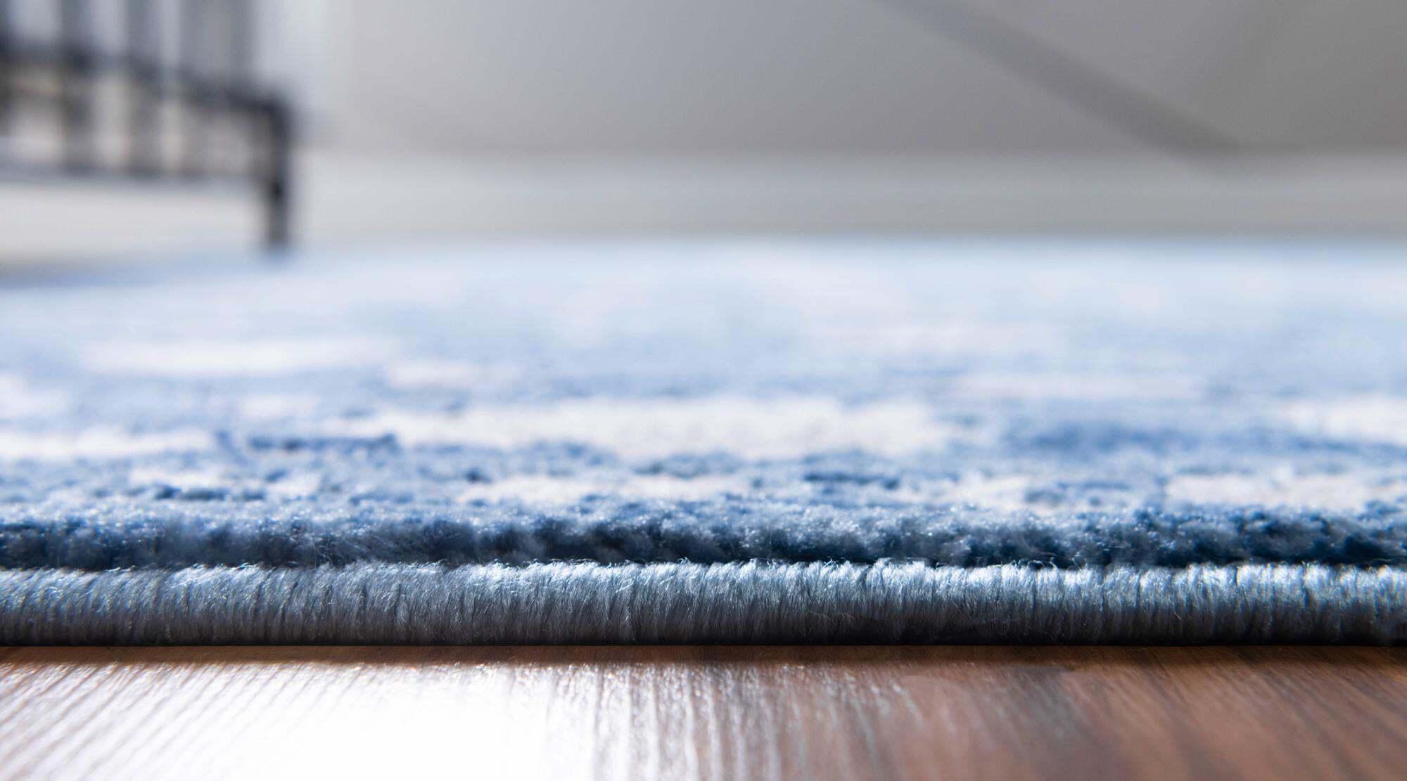 Unique Loom Indoor Rugs - Boston Floral 3x5 Rug Blue & Multicolor