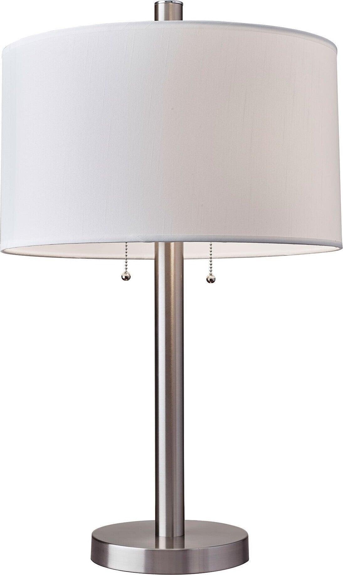Adesso Table Lamps - Boulevard Table Lamp White