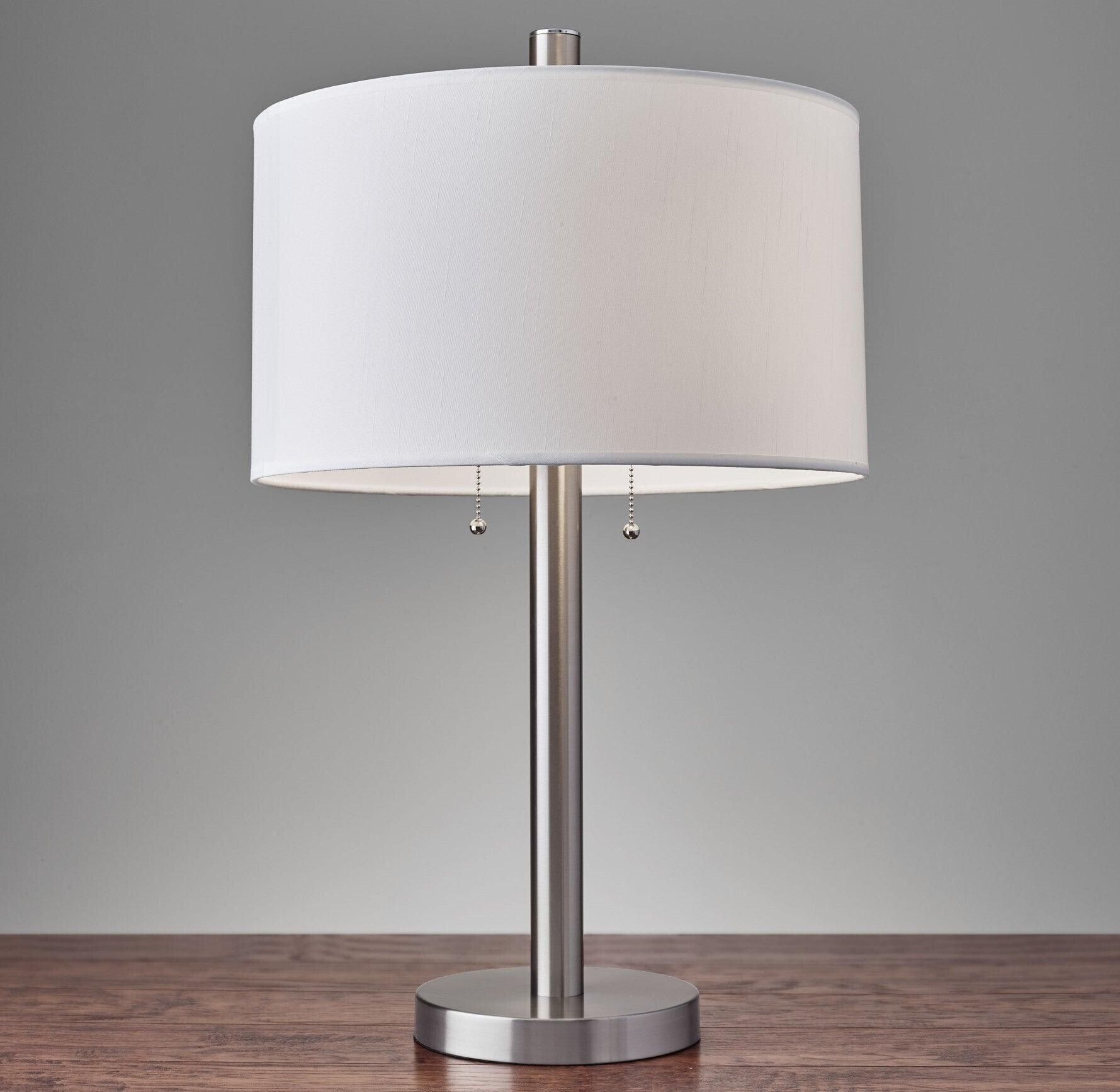 Adesso Table Lamps - Boulevard Table Lamp White