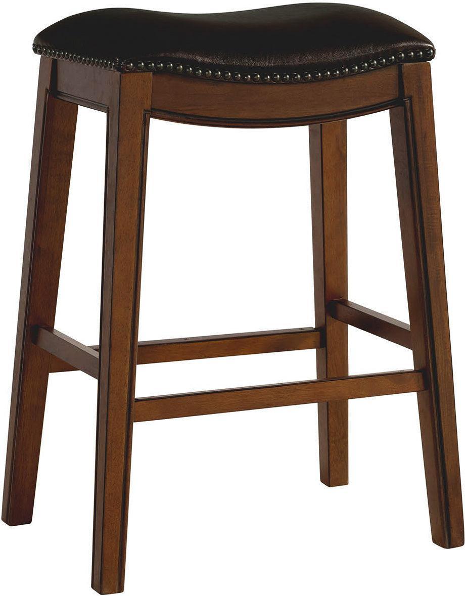 Elements Barstools - Bowen 30" Backless Bar Stool in Brown