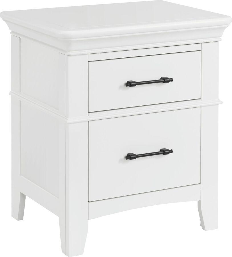 Elements Nightstands & Side Tables - Breenon Side Table in White