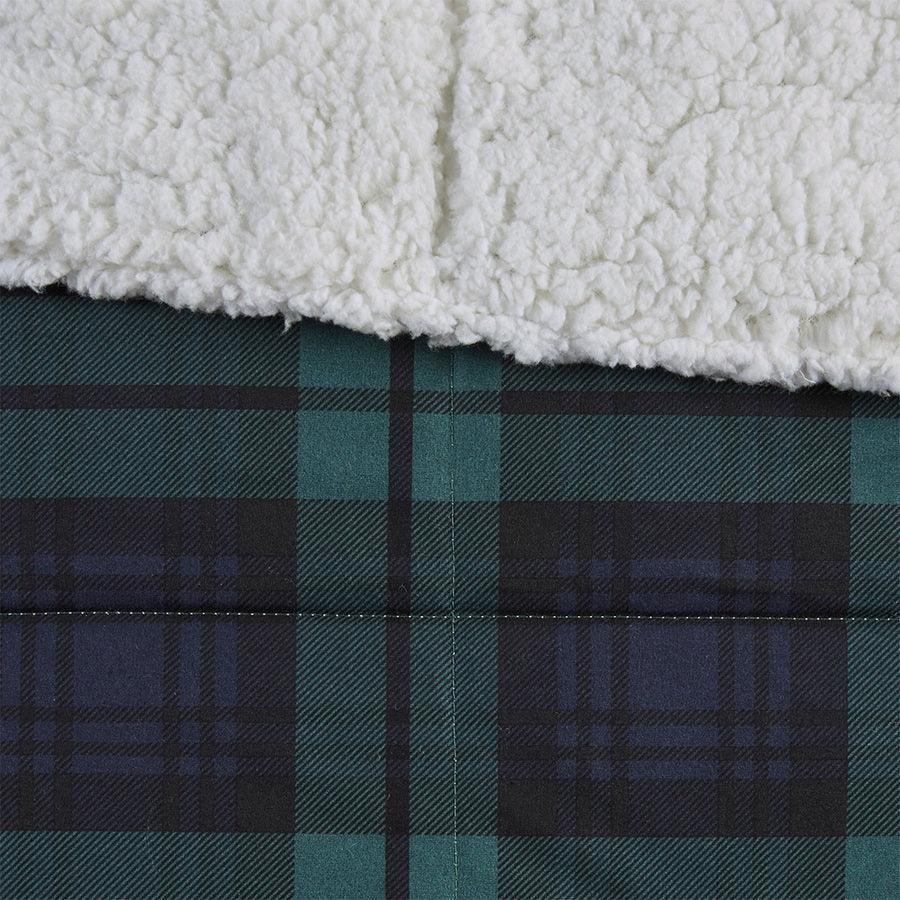 Olliix.com Pillows & Throws - Brewster Casual Softspun Down Alternative Filled Throw 50x70" Blue