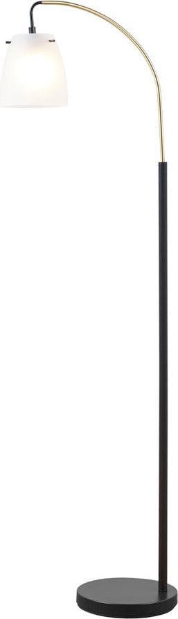 Olliix.com Floor Lamps - Bristol Arched Floor Lamp Matte black