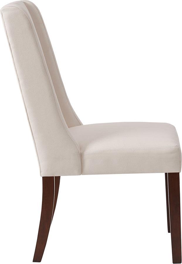 Olliix.com Dining Chairs - Brody Modern Wing Dining Chair (Set of 2) 18.5W x 27D x 39.25H" Cream