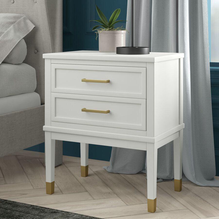 Elements Nightstands & Side Tables - Brody Side Table in White