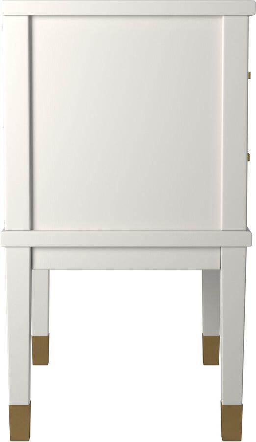 Elements Nightstands & Side Tables - Brody Side Table in White