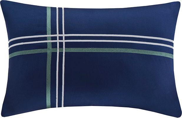 Olliix.com Comforters & Blankets - Brody Twin/Twin XL Reversible Coverlet Set Blue