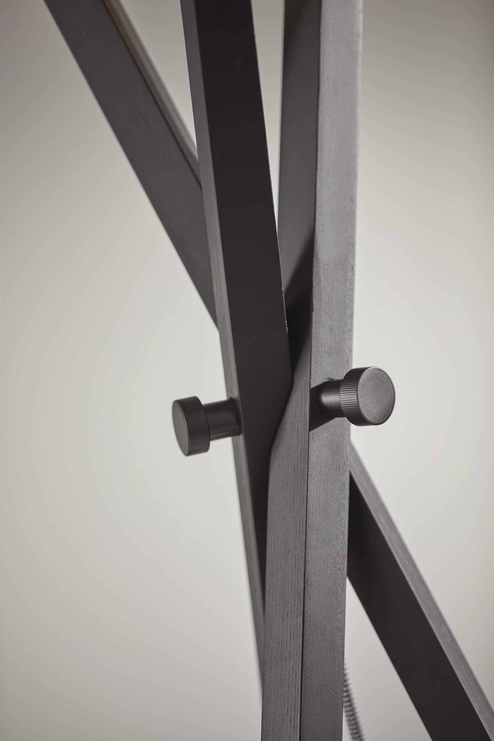 Adesso Floor Lamps - Bronx Floor Lamp Black