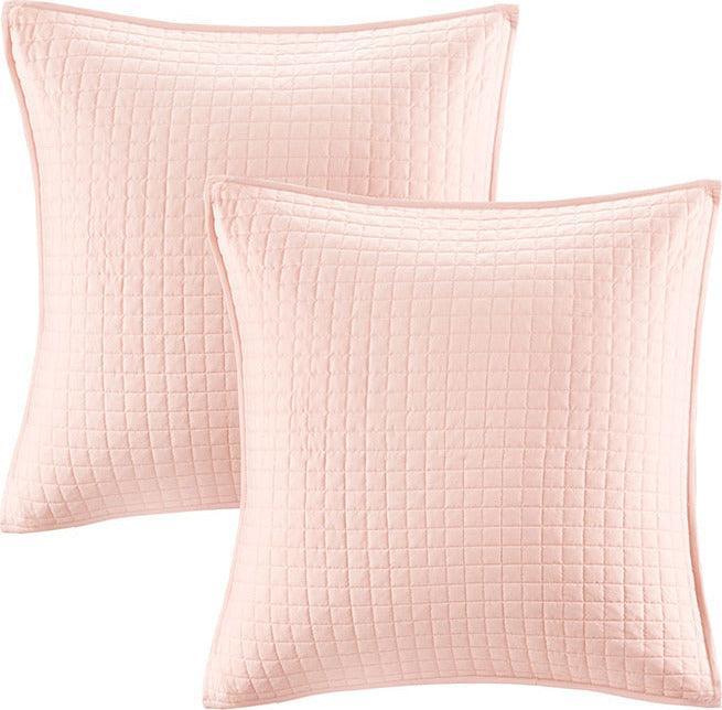 Olliix.com Bedding Gifts - Brooklyn 7-Piece Full/Queen Comforter Set Pink