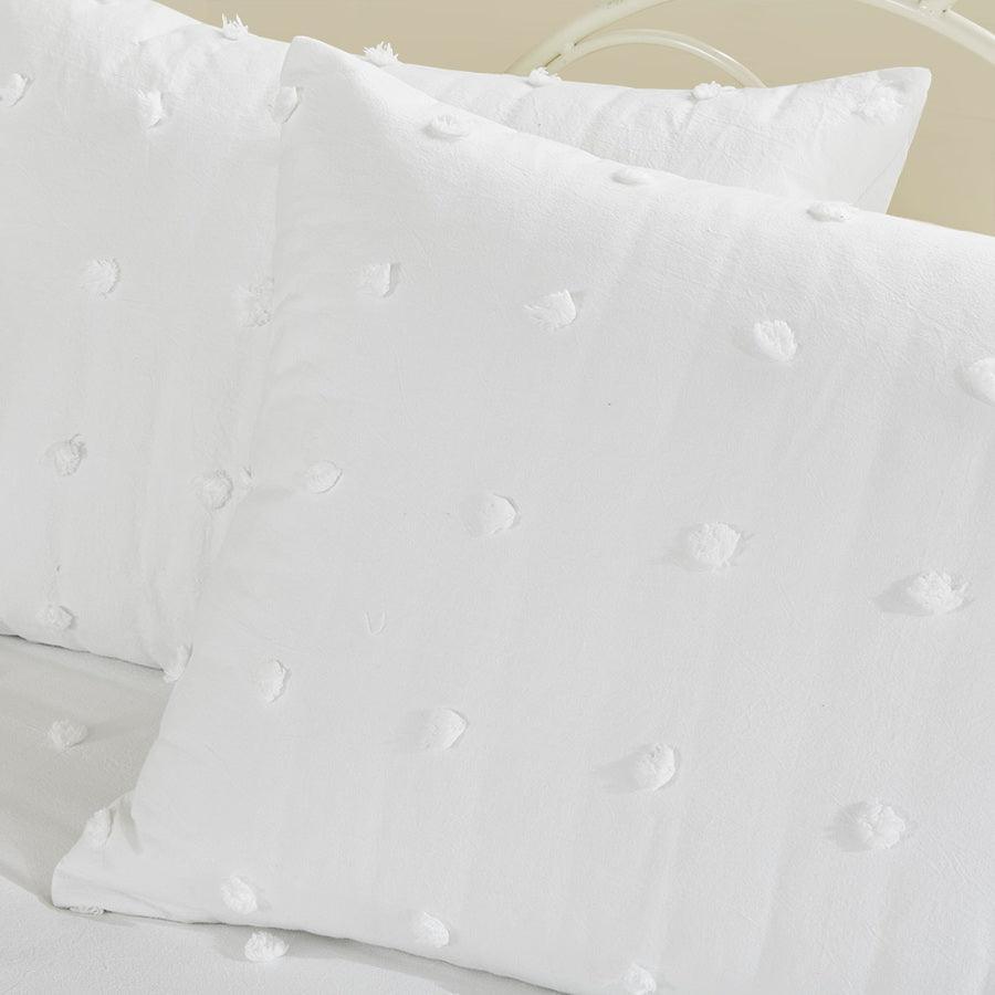 Olliix.com Comforters & Blankets - Brooklyn Cottage/Country Cotton Jacquard Daybed Set Ivory